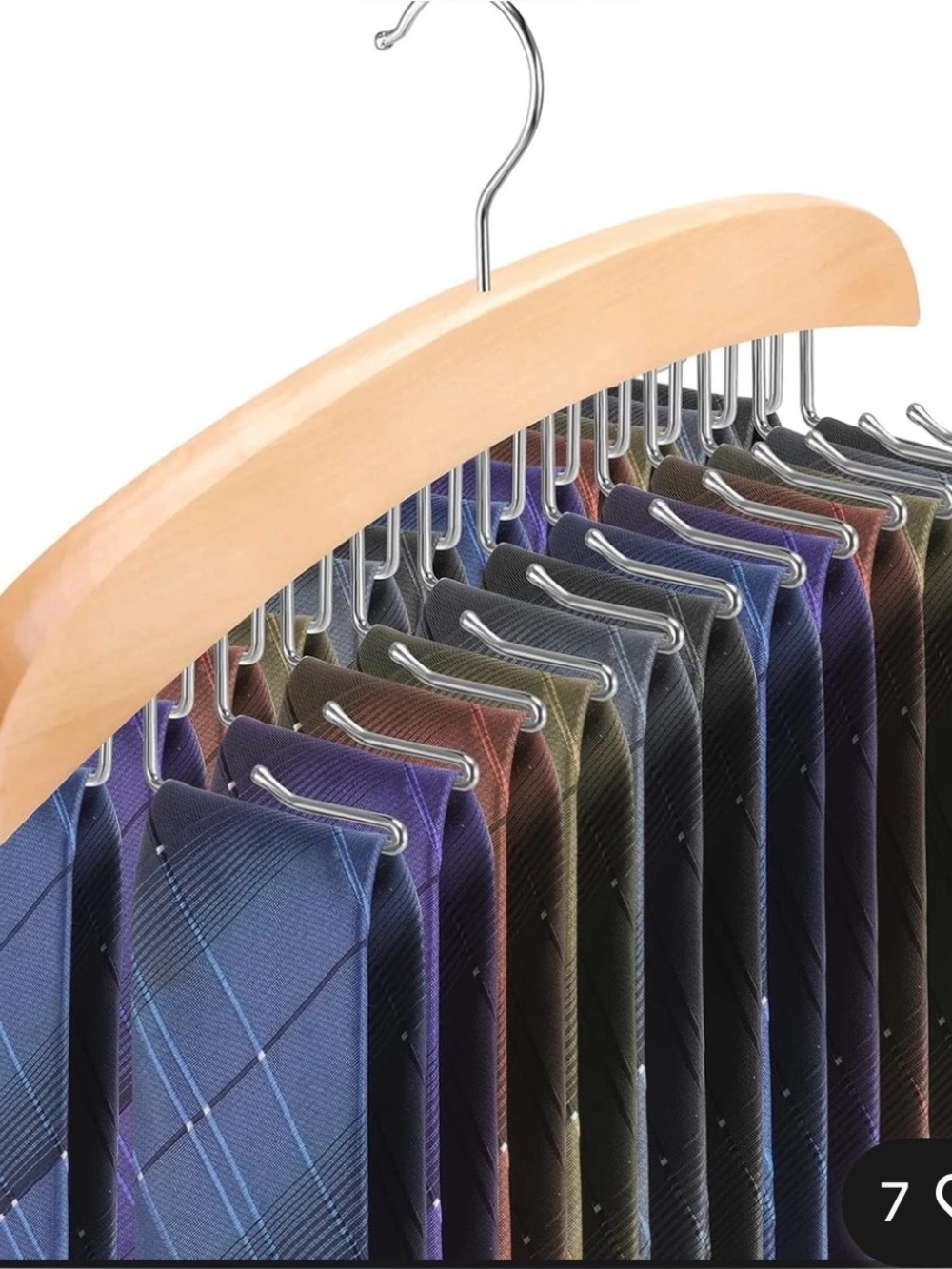 Men’s Tie Rack Organizer - Picture 4 of 4